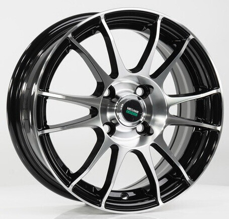 Диск Megami Mgm-3 15x6 5x100 ET38 DIA57.1 BKF