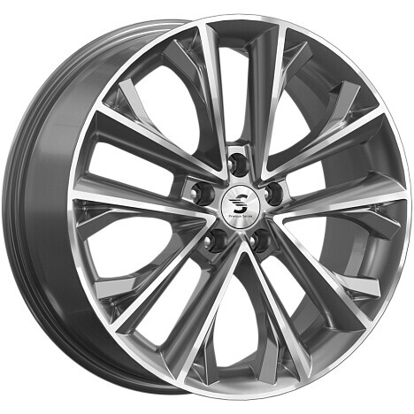 Диск Premium Series Кр012 18x7 5x114.3 ET35 DIA60.1 DIAMOND GLOSS GRAPHITE
