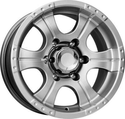 Диск K&K Байконур 16x8 5x139.7 ET-15 DIA110.1 БЛЭК ПЛАТИНУМ