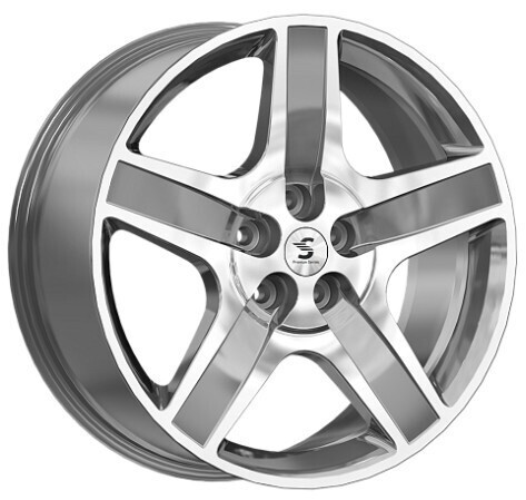 Диск Premium Series Кр008 20x8.5 5x108 ET45 DIA63.35 DIAMOND GLOSS GRAPHITE