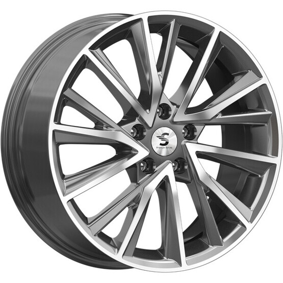 Диск Premium Series Кр010 18x7.5 5x114.3 ET40 DIA66.1 DIAMOND GLOSS GRAPHITE