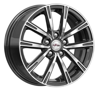 Диск Ifree Драйвер 15x6 5x100 ET38 DIA57.1 БЛЭК ДЖЕК