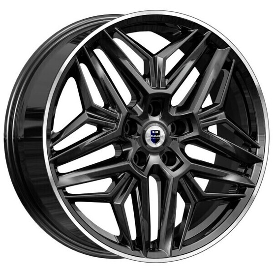 Диск K&K Колумб 19x7 5x108 ET47 DIA60.1 АЛМАЗ ЧЕРНЫЙ