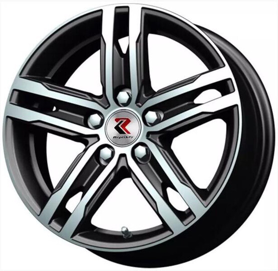 Диск Replikey B178 15x6 5x100 ET43 DIA57.1 BK/FP