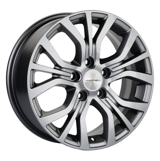 Диск Khomen 1608 16x6.5 5x114.3 ET45 DIA67.1 G-SILVER