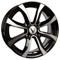 Диск Вектор K110 15x6 4x98 ET35 DIA58.6 АЛМАЗ ЧЕРНЫЙ