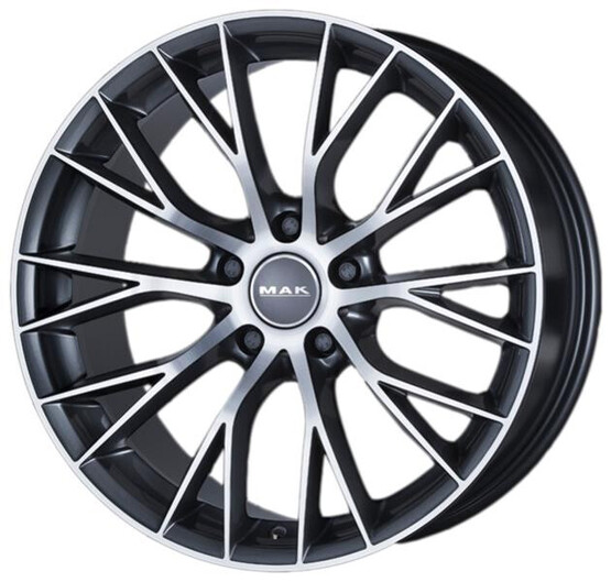 Диск Mak Munchen 20x8.5 5x112 ET35 DIA76.1 GUN METALLIC-MIRROR FACE