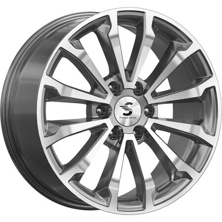 Диск Premium Series Кр006 20x8.5 6x139.7 ET33 DIA100.1 DIAMOND GLOSS GRAPHITE