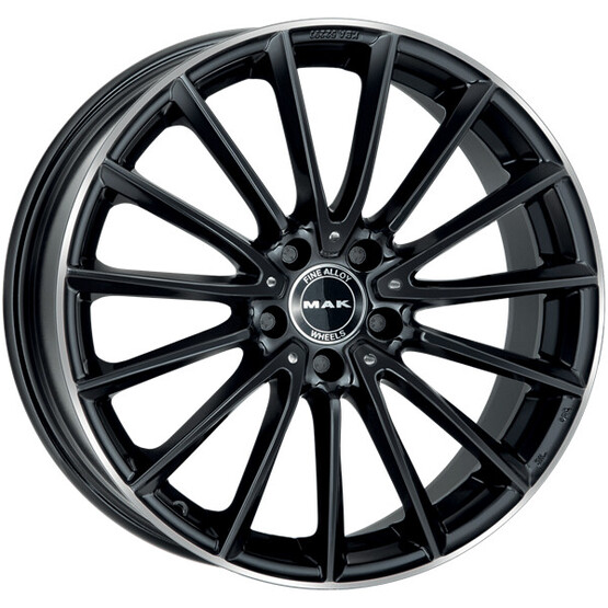 Диск Mak Komet 18x8 5x112 ET48 DIA66.6 GLOSS BLACK MIRROR RING