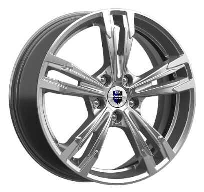 Диск K&K Karrera Light 18x7 5x112 ET35 DIA66.6 ДАРК ПЛАТИНУМ БРАЙТ