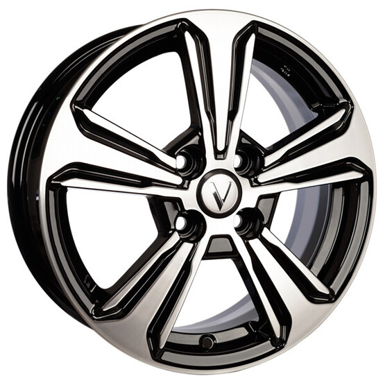 Диск Вектор K111 15x6 4x100 ET46 DIA54.1 АЛМАЗ ЧЕРНЫЙ