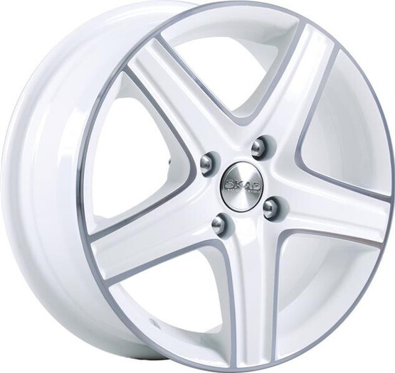 Диск Скад Магнум 14x5.5 4x100 ET49 DIA56.6 АЛМАЗ-БЕЛЫЙ