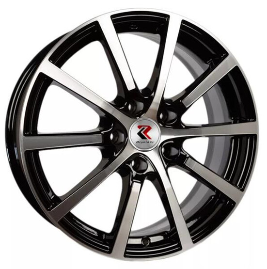 Диск Replikey K102 17x7 5x114.3 ET35 DIA67.1 BK/FP