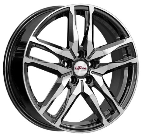Диск Ifree Бомбей 18x6.5 5x112 ET45 DIA57.1 БЛЭК ДЖЕК