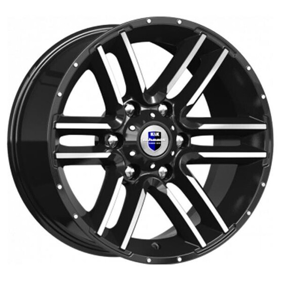 Диск K&K Алгама 17x8 6x139.7 ET-10 DIA106.1 АЛМАЗ ЧЕРНЫЙ