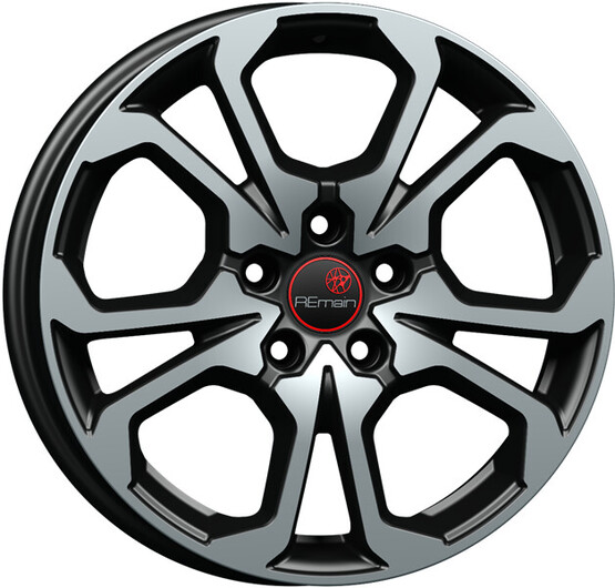 Диск Remain R242 17x6.5 5x114.3 ET46 DIA67.1 АЛМАЗ ЧЕРНЫЙ