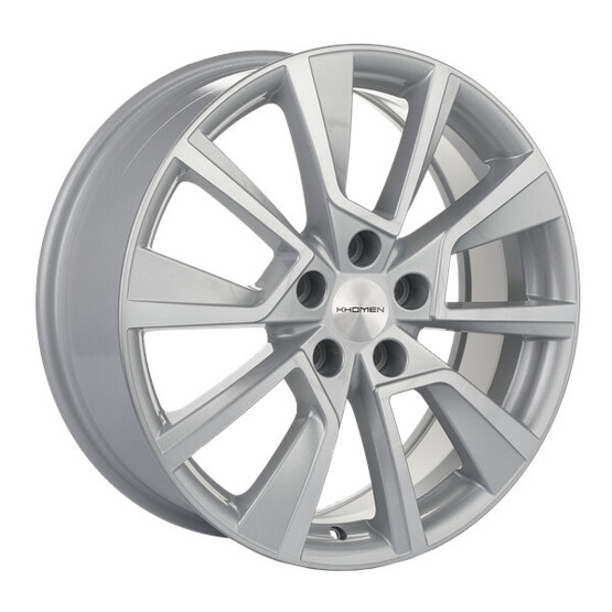 Диск Khomen 1802 18x7 5x114.3 ET51 DIA67.1 F-SILVER-FP