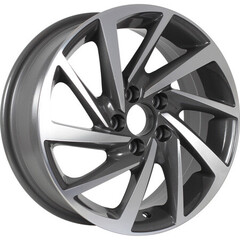Диск Kdw Kd1530 15x6 4x100 ET46 DIA60.1 GREY_FRONT_POLISHED