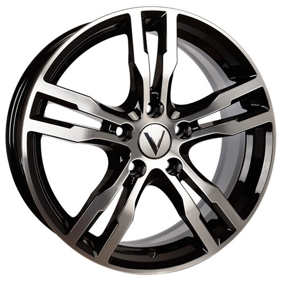 Диск Вектор В193 17x7 5x114.3 ET50 DIA67.1 АЛМАЗ ЧЕРНЫЙ