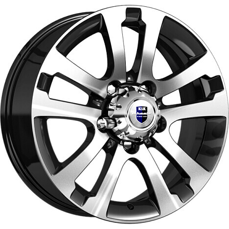 Диск K&K Сахара-Patriot Кс714 18x7 5x139.7 ET35 DIA108.6 АЛМАЗ ЧЕРНЫЙ