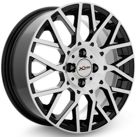 Диск X'trike X-125 16x6.5 4x108 ET45 DIA63.3 BK/FP