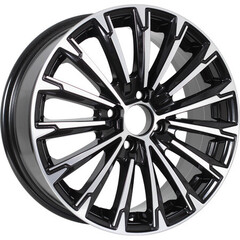 Диск Kdw Kd1610 16x6.5 5x114.3 ET50 DIA66.1 BLACK_FRONT_POLISHED