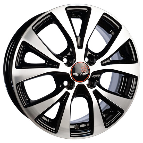 Диск Remain R161 15x6 4x100 ET46 DIA54.1 АЛМАЗ ЧЕРНЫЙ