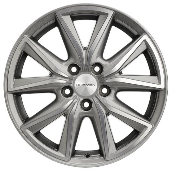 Диск Khomen 1706 17x7 5x114.3 ET39 DIA60.1 G-SILVER-FP