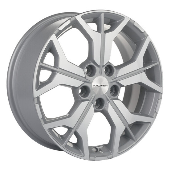 Диск Khomen 1715 17x7 5x114.3 ET43.5 DIA67.1 F-SILVER-FP