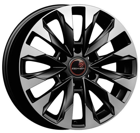 Диск Вектор R258 18x7.5 6x139.7 ET25 DIA106.1 АЛМАЗ ЧЕРНЫЙ