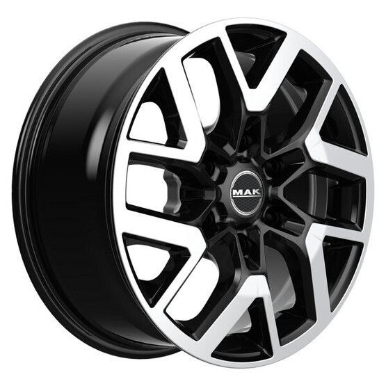 Диск Mak Gravel 17x7.5 6x139.7 ET38 DIA67.1 BLACK MIRROR