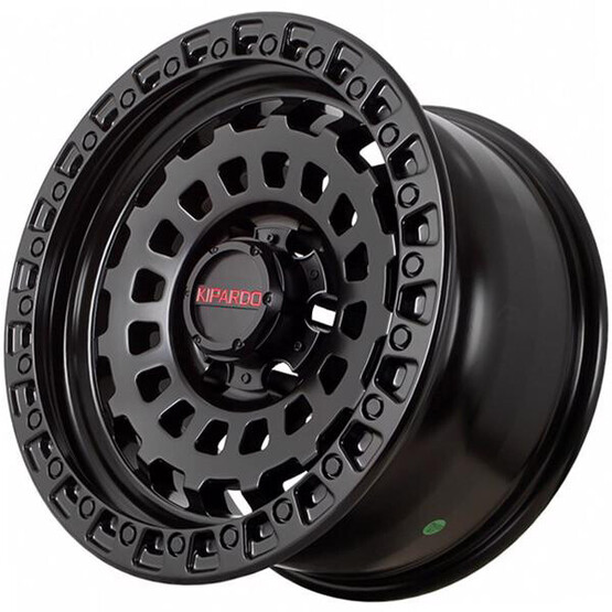 Диск Ff 162 17x9 6x139.7 ET-12 DIA110.1 MATT BLACK + BLACK RIVETS