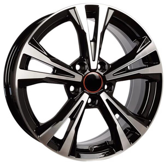 Диск Вектор R204 17x7 5x112 ET49 DIA57.1 АЛМАЗ ЧЕРНЫЙ