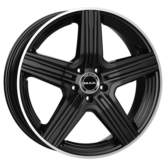 Диск Mak Lewis 18x9 5x112 ET50 DIA66.6 GLOSS BLACK MIRROR RING