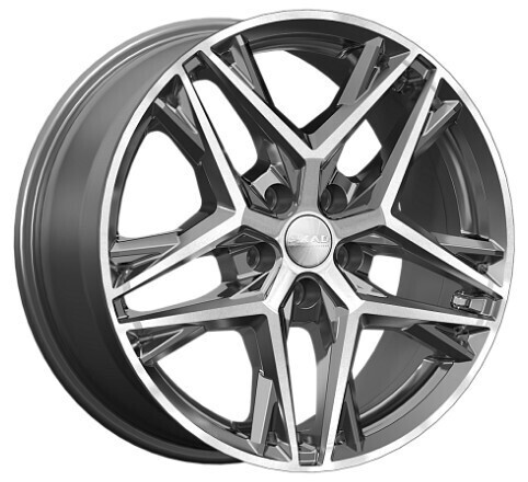 Диск Скад Челси 18x8 5x130 ET50 DIA71.6 АЛМАЗ ГРАФИТ