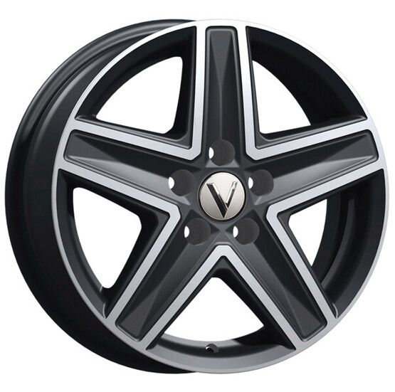 Диск Вектор B237 16x6.5 5x108 ET42 DIA65.1 АЛМАЗ ЧЕРНЫЙ