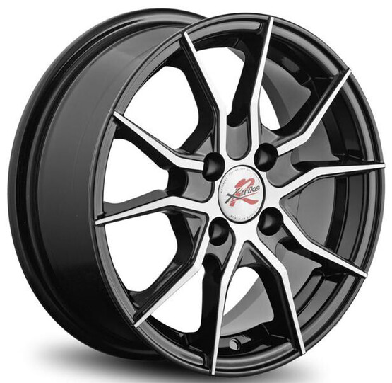 Диск X'trikerst R014 14x5.5 4x100 ET40 DIA60.1 BK/FP