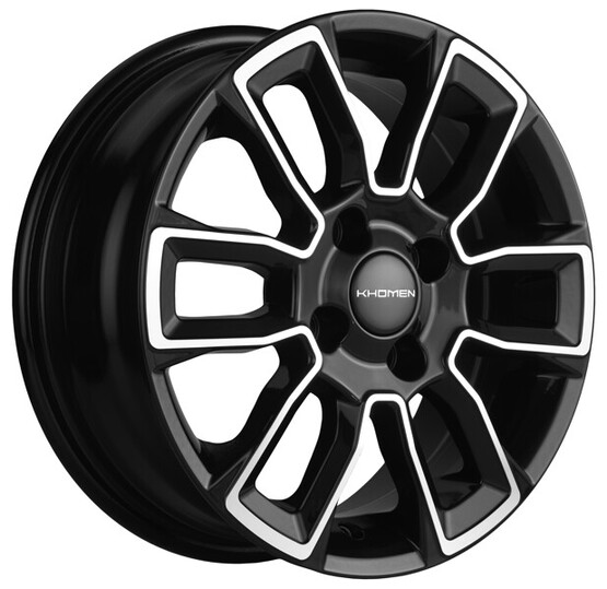 Диск Khomen Khw1406 14x5.5 4x100 ET43 DIA67.1 BLACK-FP