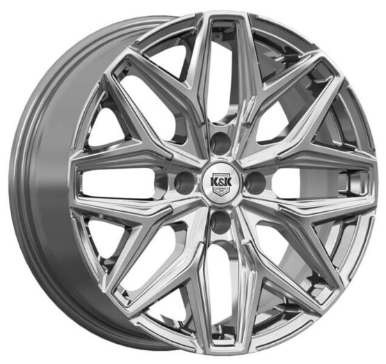Диск K&K Ариус (Кс1187) 17x7 5x108 ET38 DIA65.1 ДАРК ПЛАТИНУМ