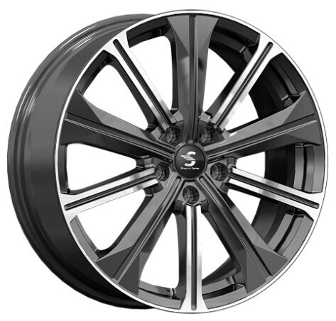 Диск Premium Series Кр013 19x7 5x108 ET36 DIA65.1 DIAMOND BLACK GRIS